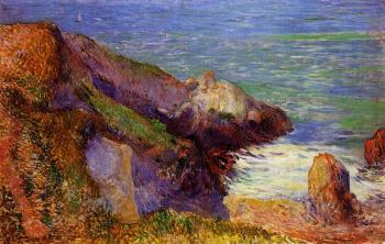 Paul Gauguin : Rocks on the Breton Coast